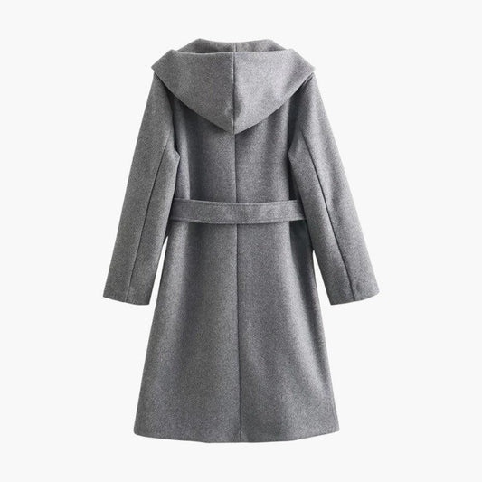 Bente | Trenchcoat met capuchon en riem