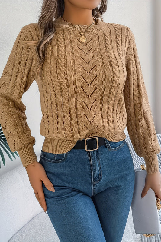 Margot | Trui met kabelpatroon