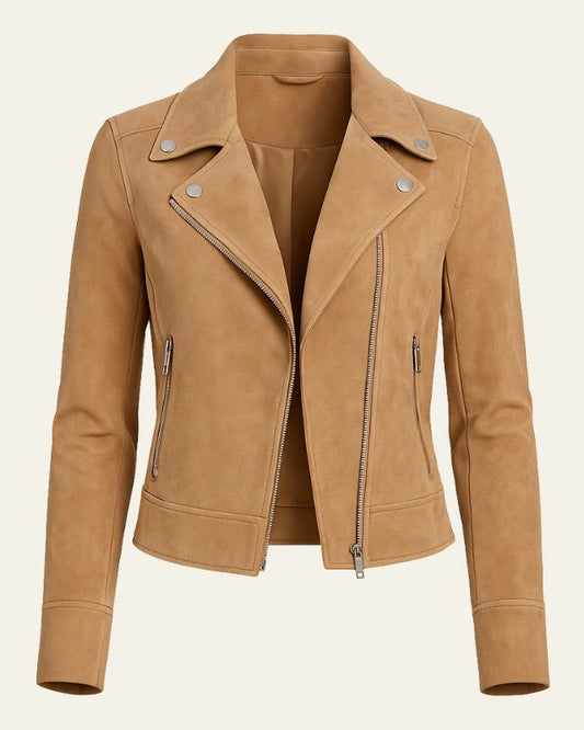 Rianne | Motorjack met asymmetrische rits