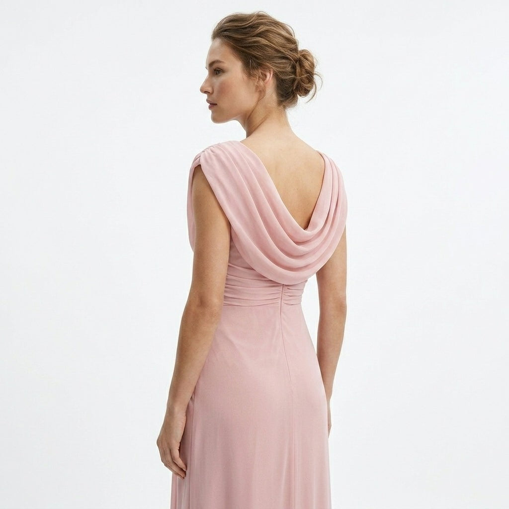 Ursula | Maxi-jurk met cowl hals
