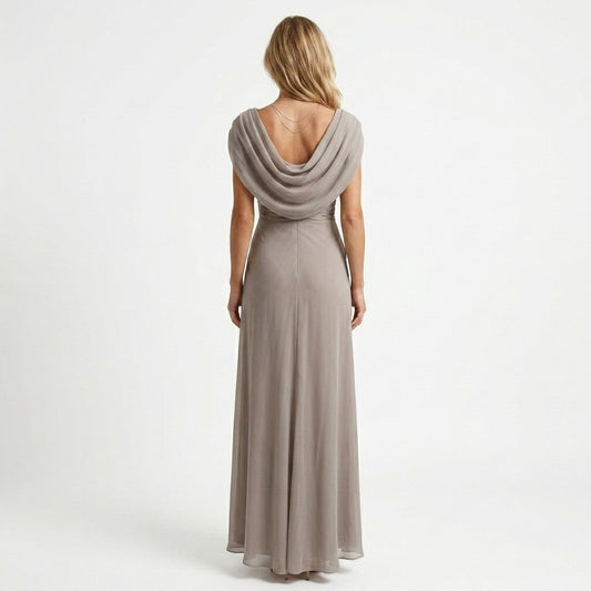 Ursula | Maxi-jurk met cowl hals
