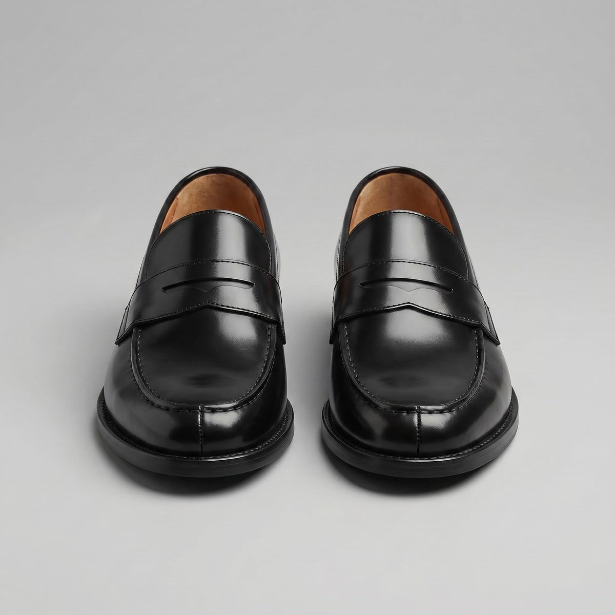 Rik | Leren loafers met elastische inzet