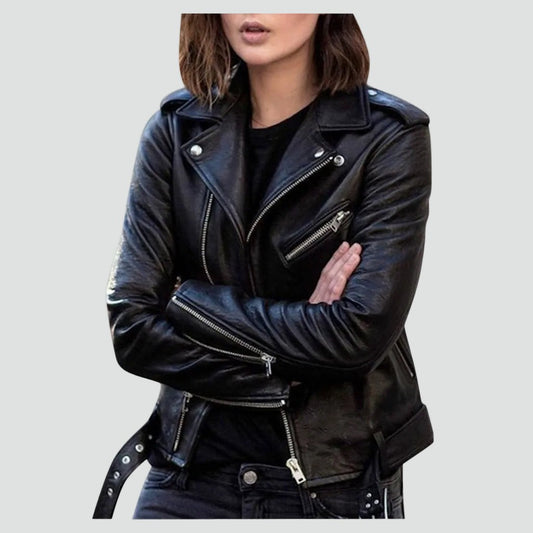 Elise | Bikerjack met asymmetrische rits