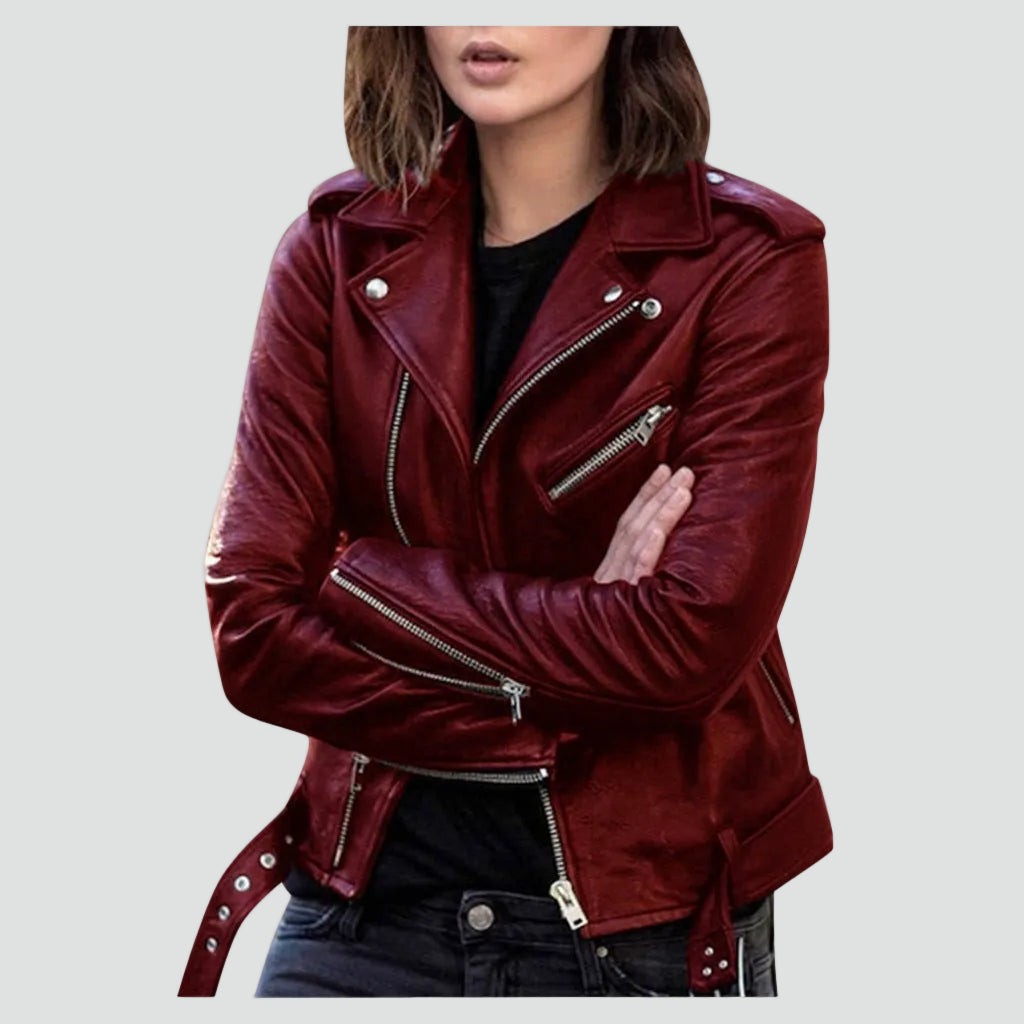 Elise | Bikerjack met asymmetrische rits
