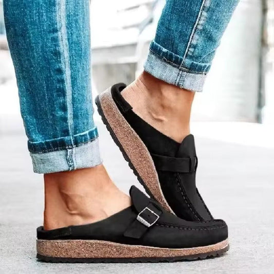 Sanna | Orthopedische loafers met gesp