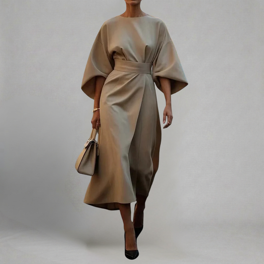 Fleur | Midi-jurk met riem