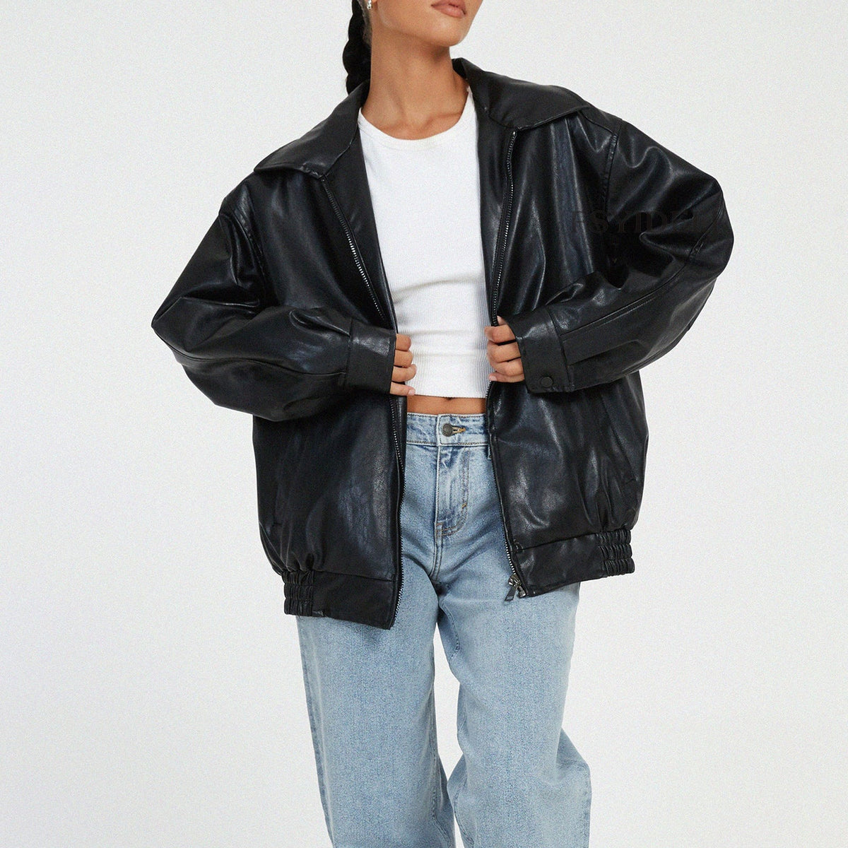 Ewa women's spring jacket with a loose fit for everyday wear, featuring a stylish design and comfortable fabric. 6