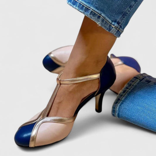 Edith | Leren pumps met orthopedisch voetbed