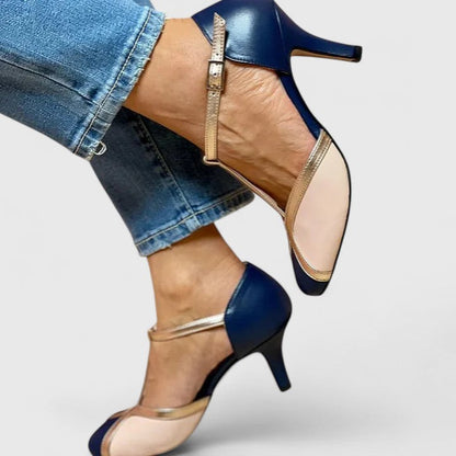 Edith | Leren pumps met orthopedisch voetbed