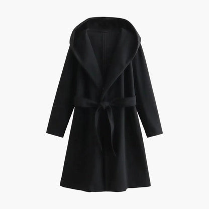 Bente | Trenchcoat met capuchon en riem
