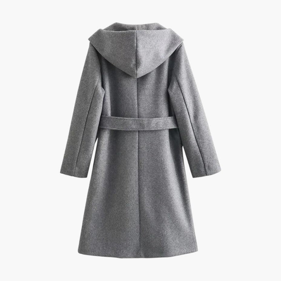 Bente | Trenchcoat met capuchon en riem
