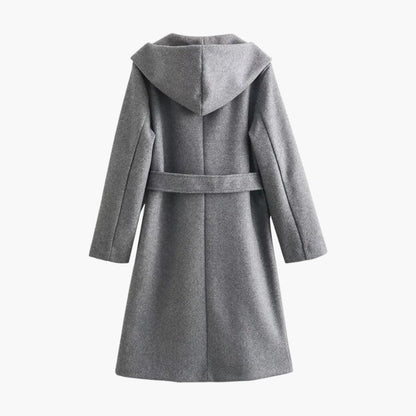 Bente | Trenchcoat met capuchon en riem