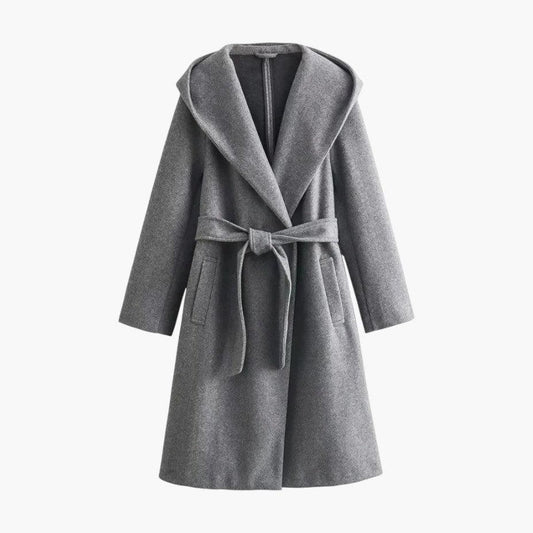Bente | Trenchcoat met capuchon en riem