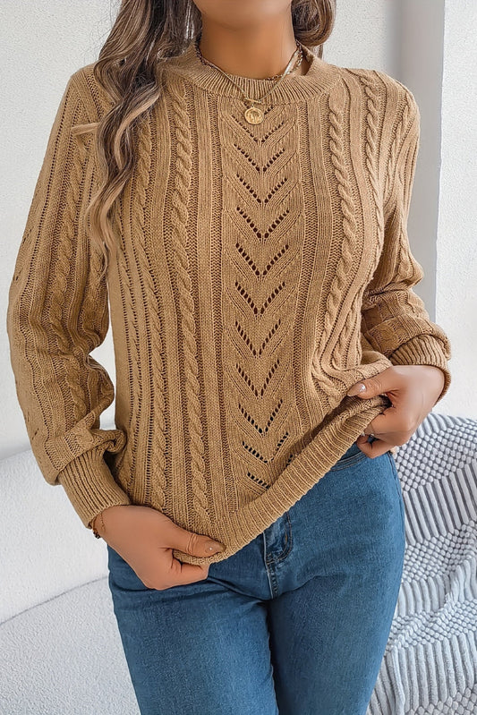 Margot | Trui met kabelpatroon