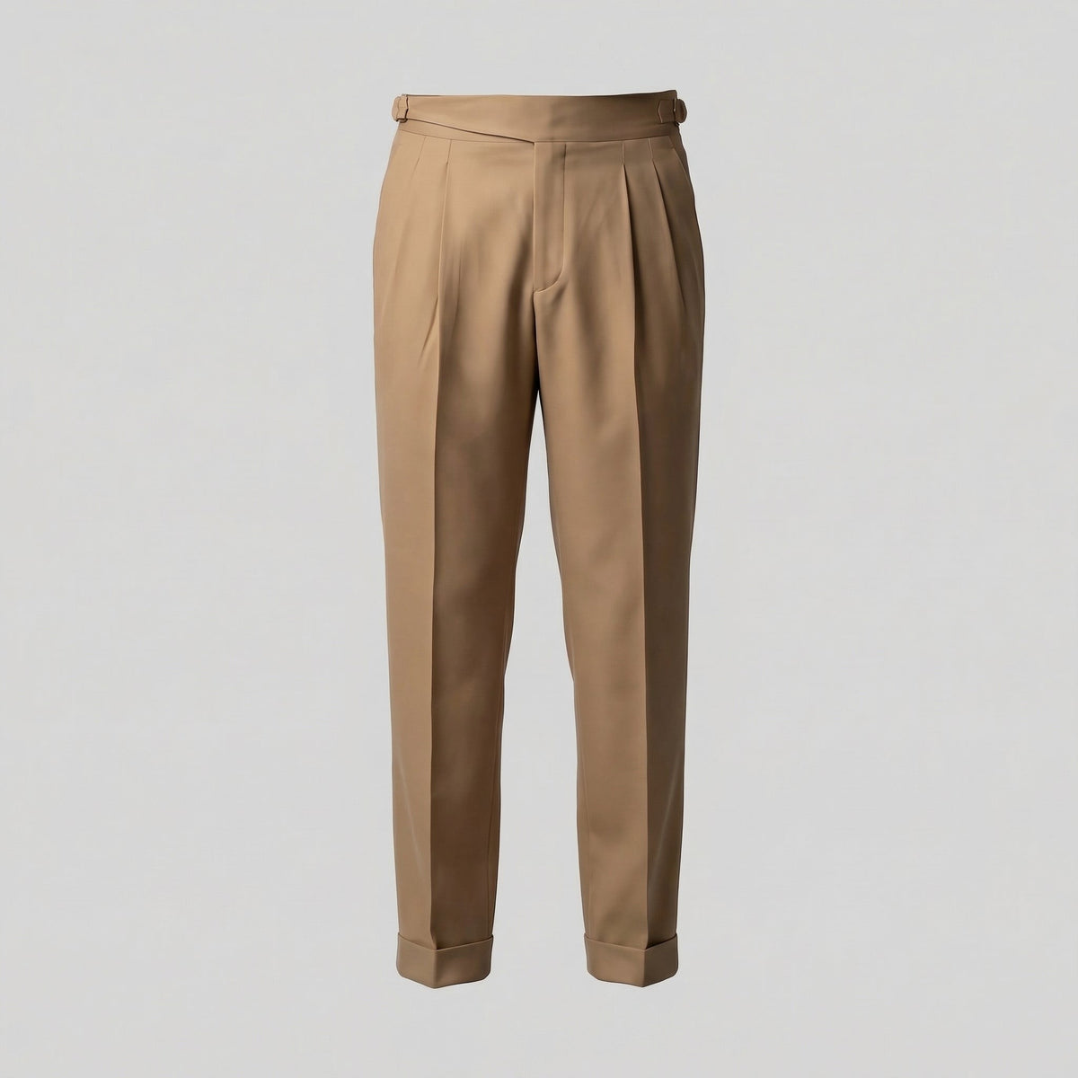 Dirk | Pantalon met plooien en rechte pijp