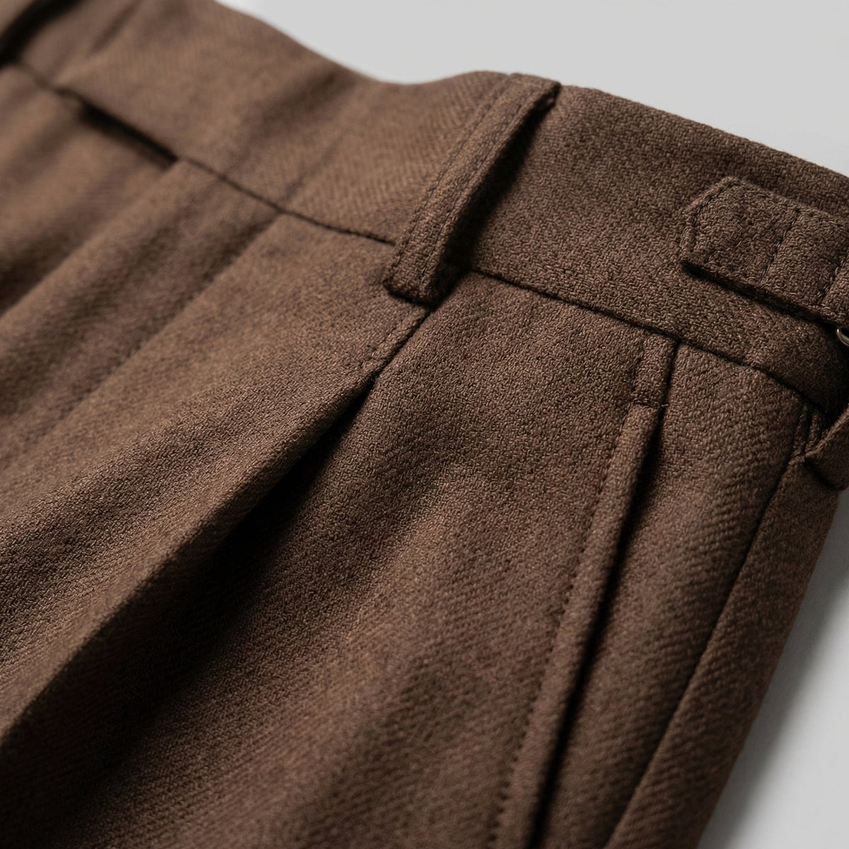 Dirk | Pantalon met plooien en rechte pijp