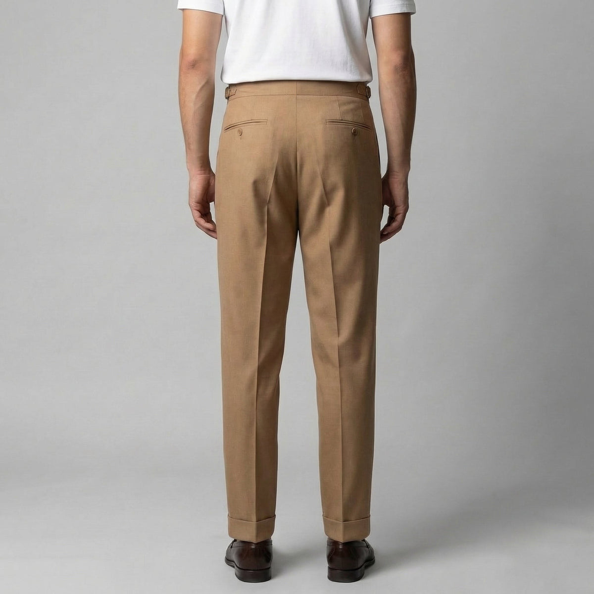 Dirk | Pantalon met plooien en rechte pijp
