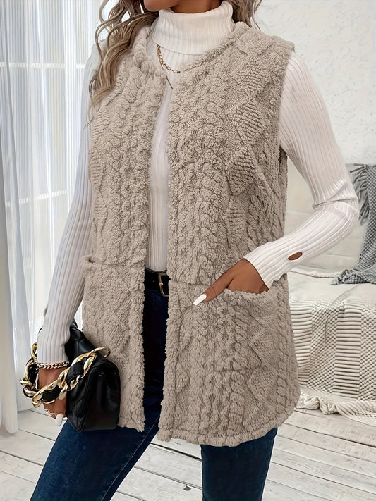 Nienke | Mouwloos vest midi