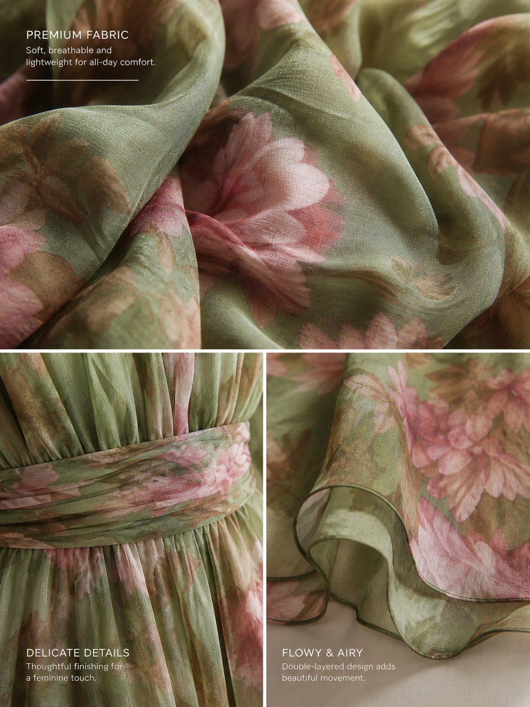 Inge | Maxi-jurk met halterhals en bloemenprint