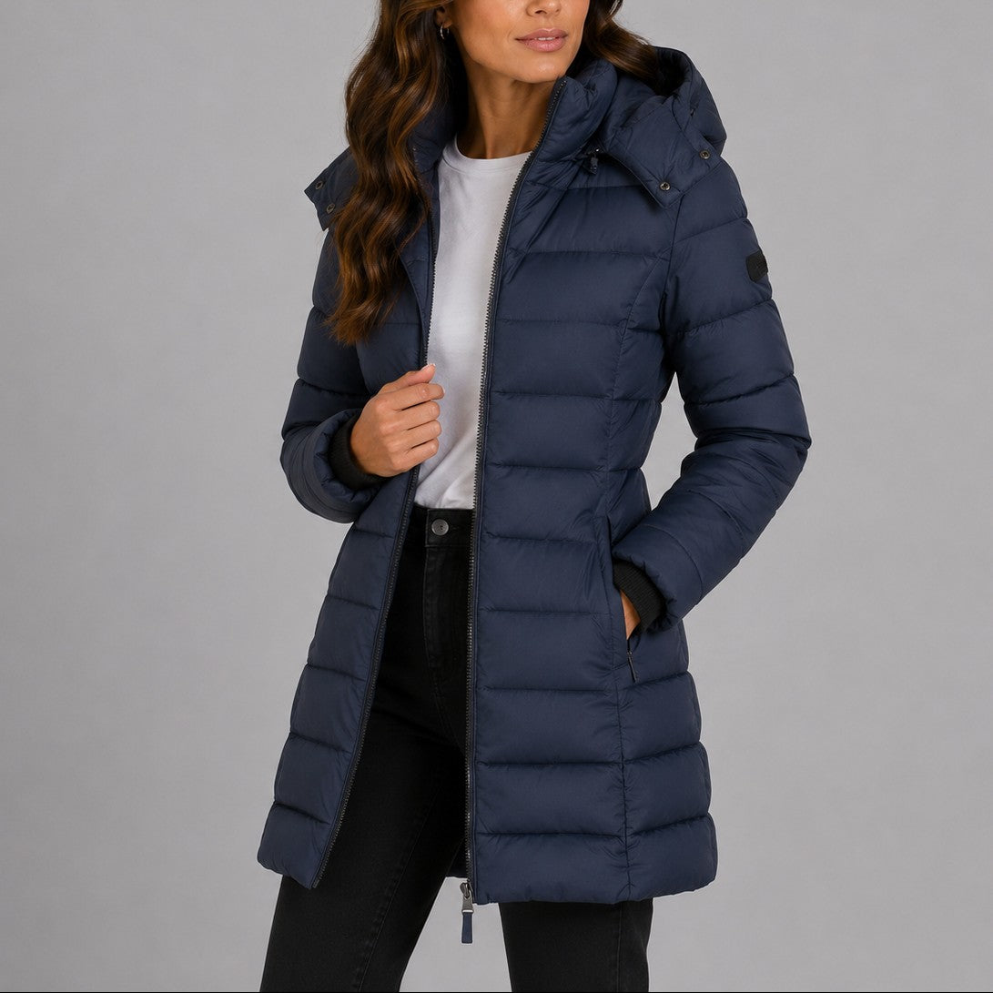 Mila | Gewatteerde winterjas met capuchon