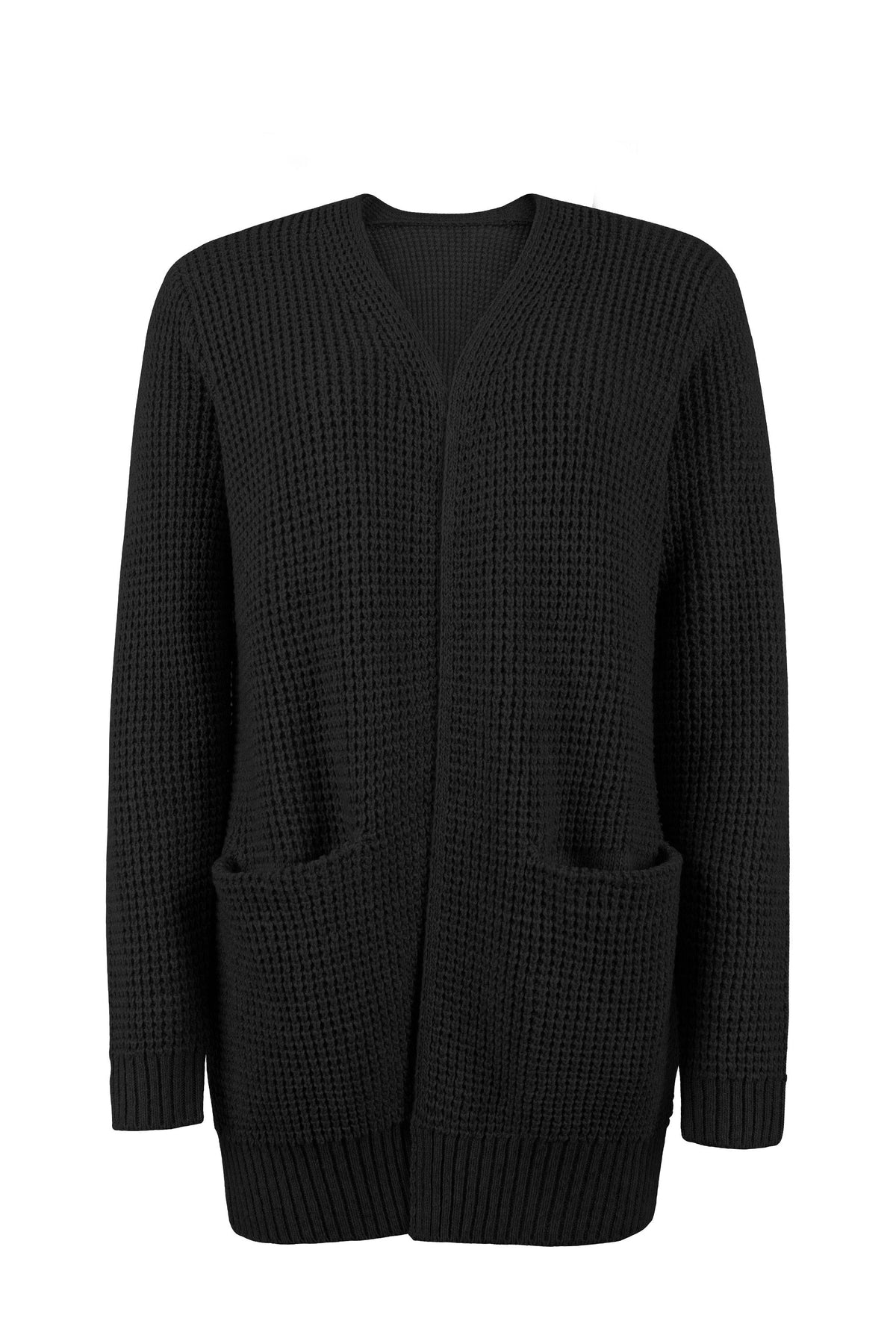 Tess | Open cardigan met wafelstructuur