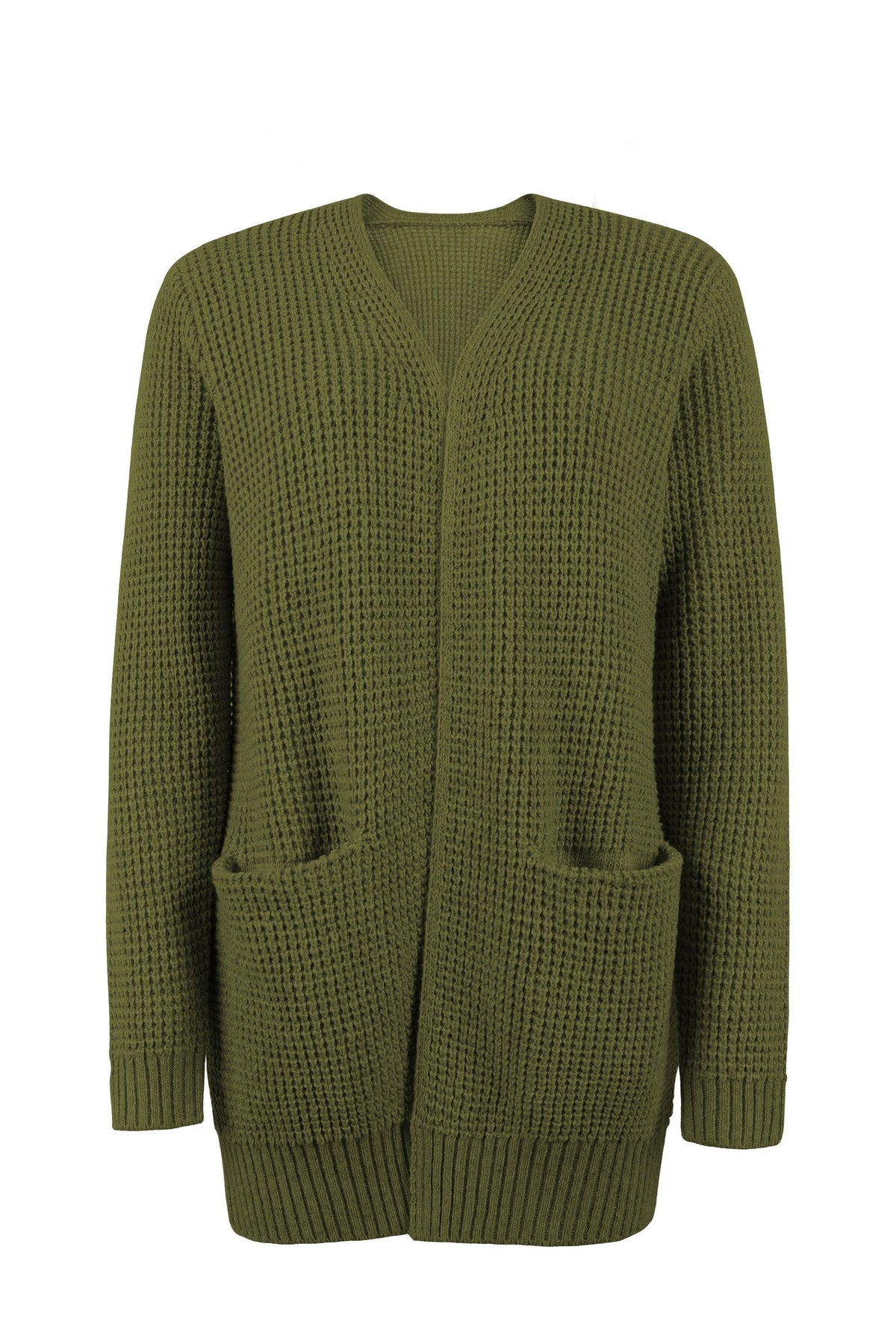 Tess | Open cardigan met wafelstructuur