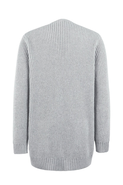 Tess | Open cardigan met wafelstructuur