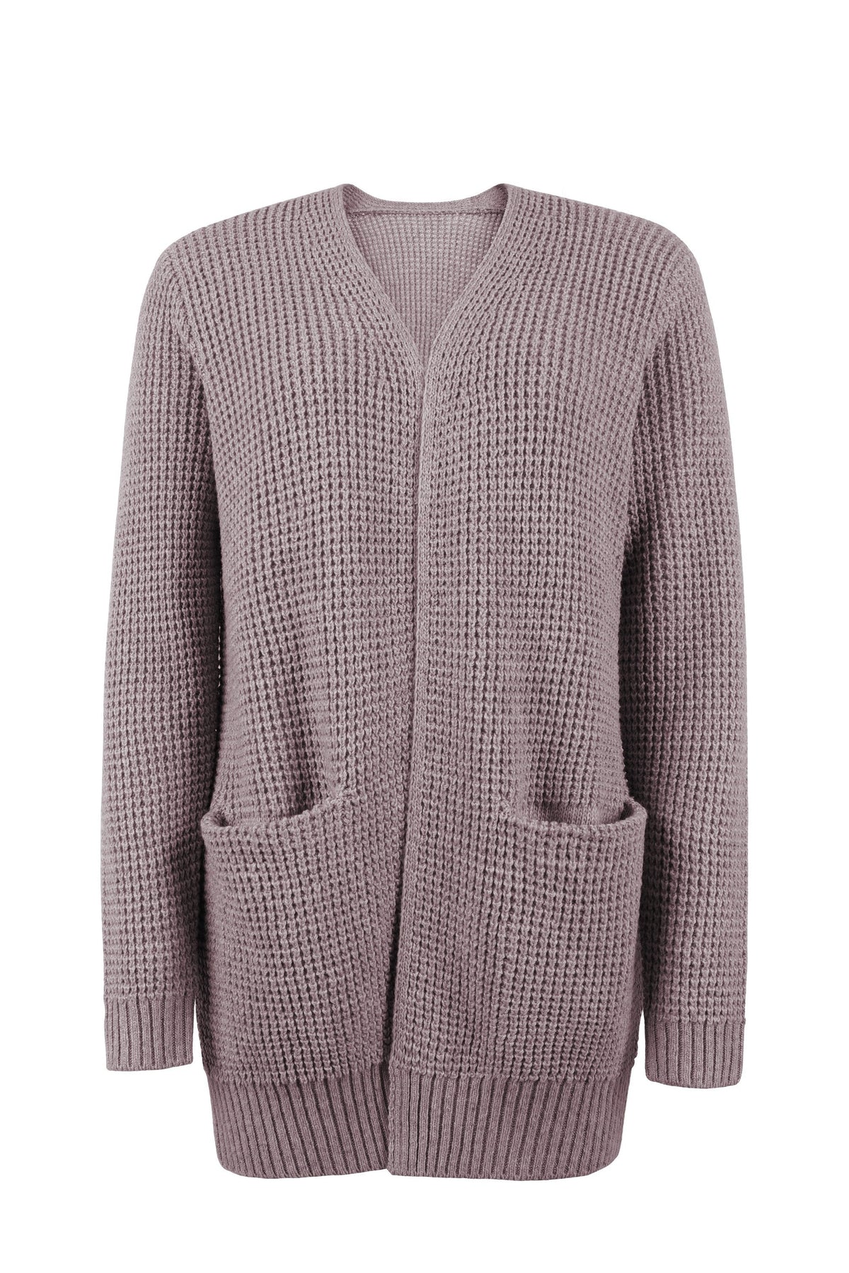 Tess | Open cardigan met wafelstructuur