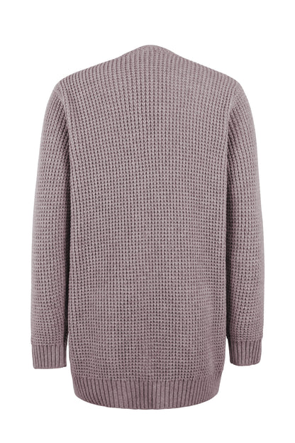 Tess | Open cardigan met wafelstructuur
