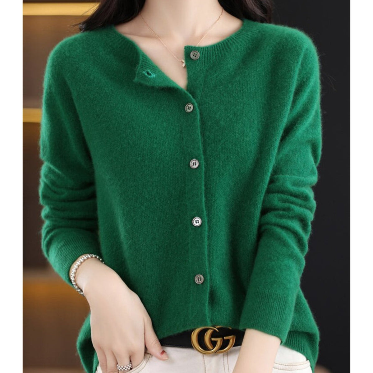 Saskia | Cardigan van kasjmier en merino