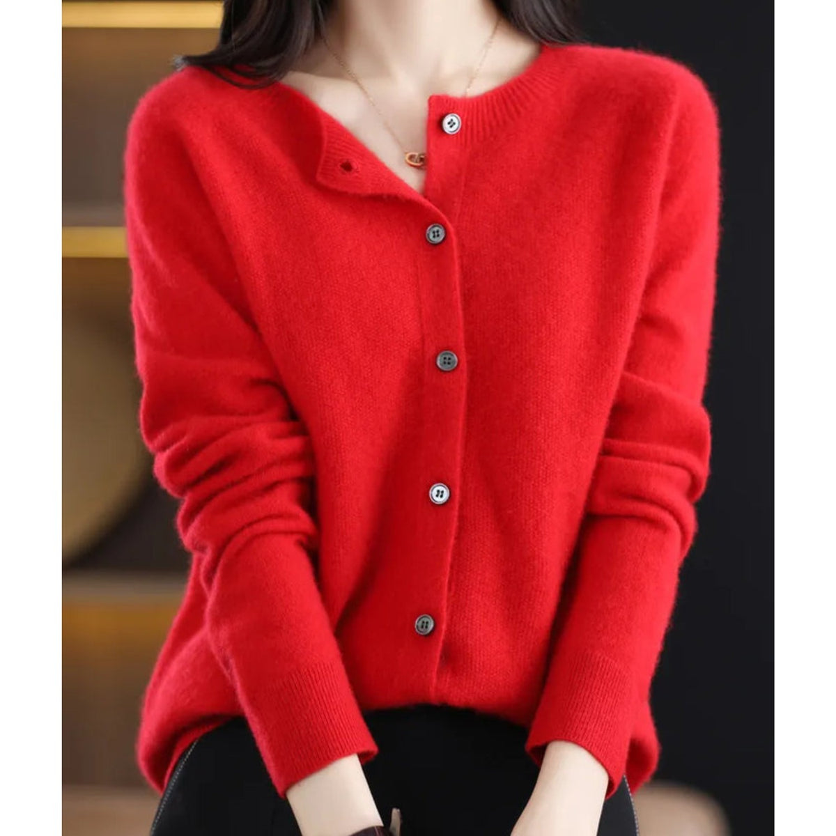 Saskia | Cardigan van kasjmier en merino
