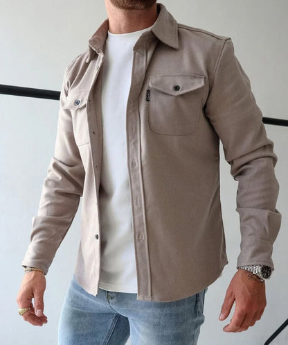 Thijs | Overshirt met borstzakken