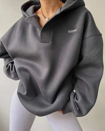 Demi | Oversized sweater met V-hals