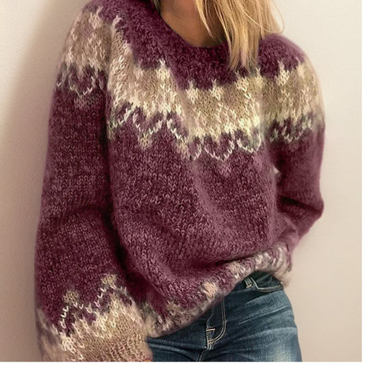 Anna | Trui met Scandinavisch patroon