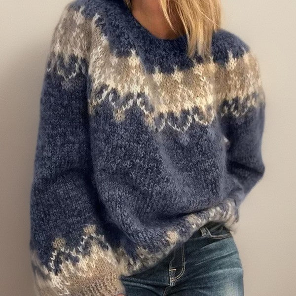 Anna | Trui met Scandinavisch patroon