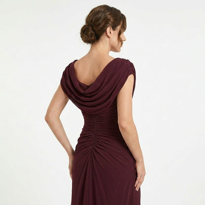 Ursula | Maxi-jurk met cowl hals