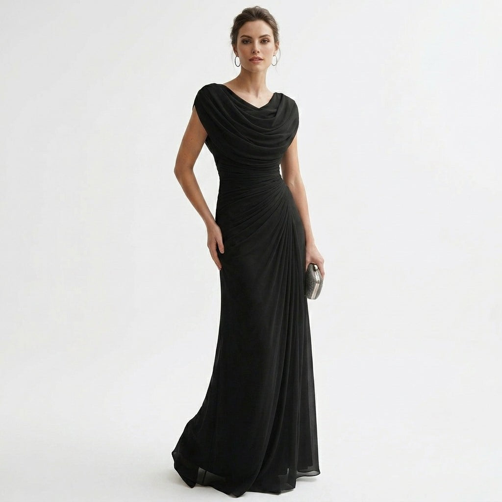 Ursula | Maxi-jurk met cowl hals