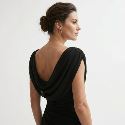 Ursula | Maxi-jurk met cowl hals