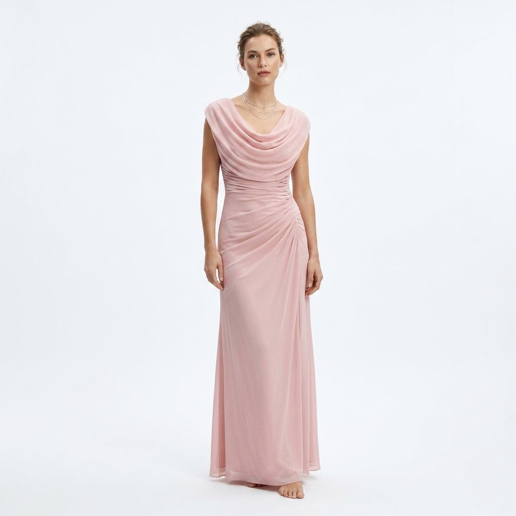 Ursula | Maxi-jurk met cowl hals