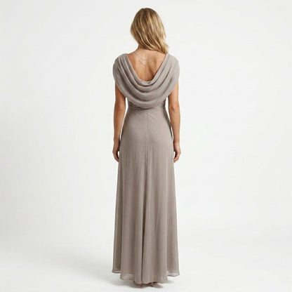 Ursula | Maxi-jurk met cowl hals