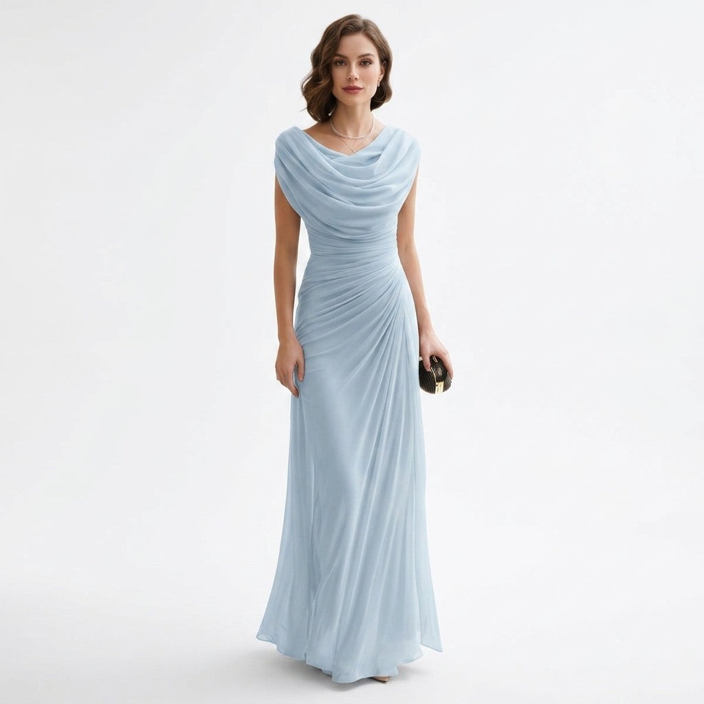 Ursula | Maxi-jurk met cowl hals