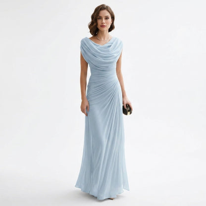 Ursula | Maxi-jurk met cowl hals