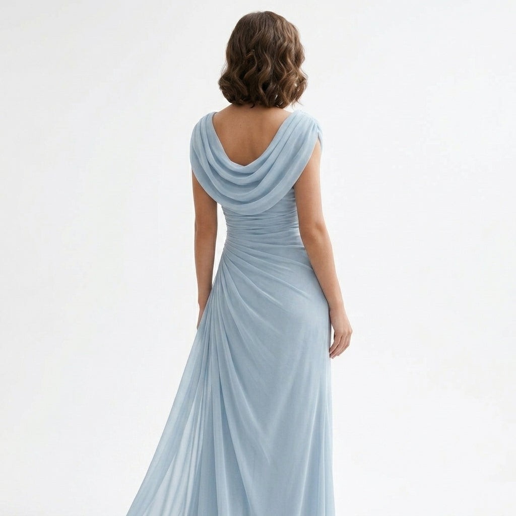 Ursula | Maxi-jurk met cowl hals