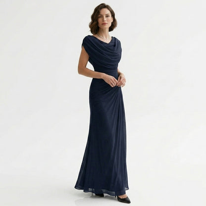 Ursula | Maxi-jurk met cowl hals