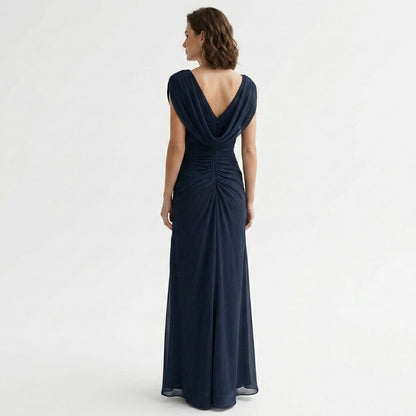 Ursula | Maxi-jurk met cowl hals