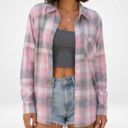 Wendy | Geruite blouse met losse pasvorm