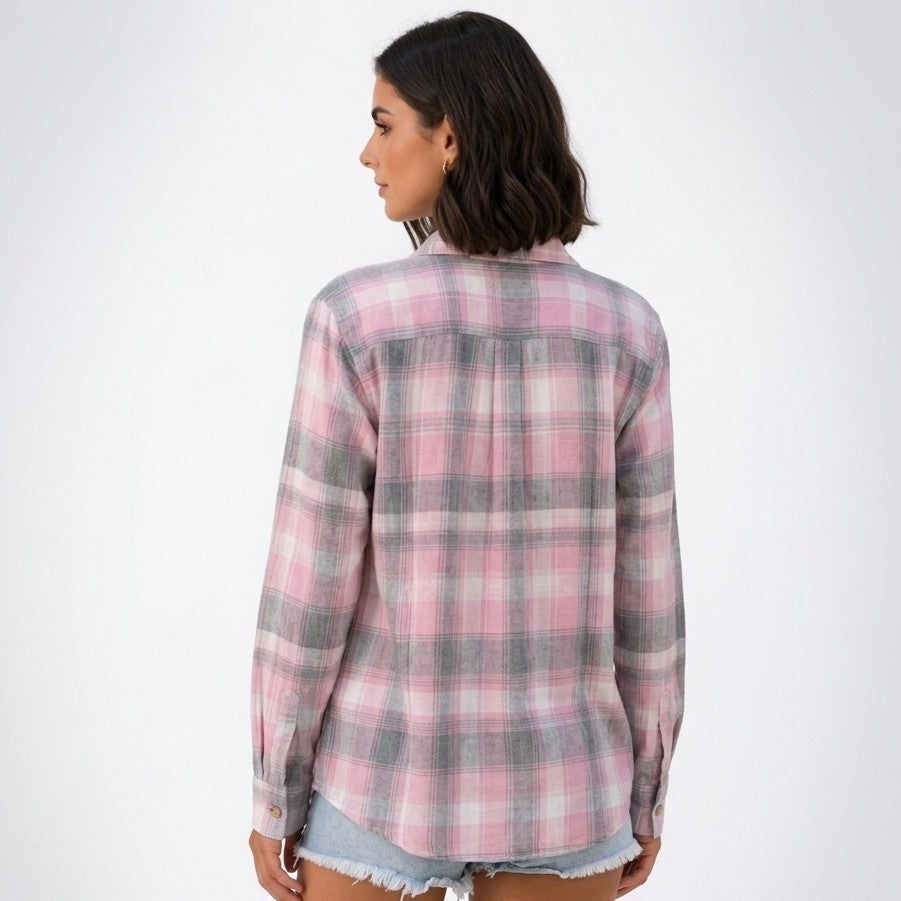 Wendy | Geruite blouse met losse pasvorm