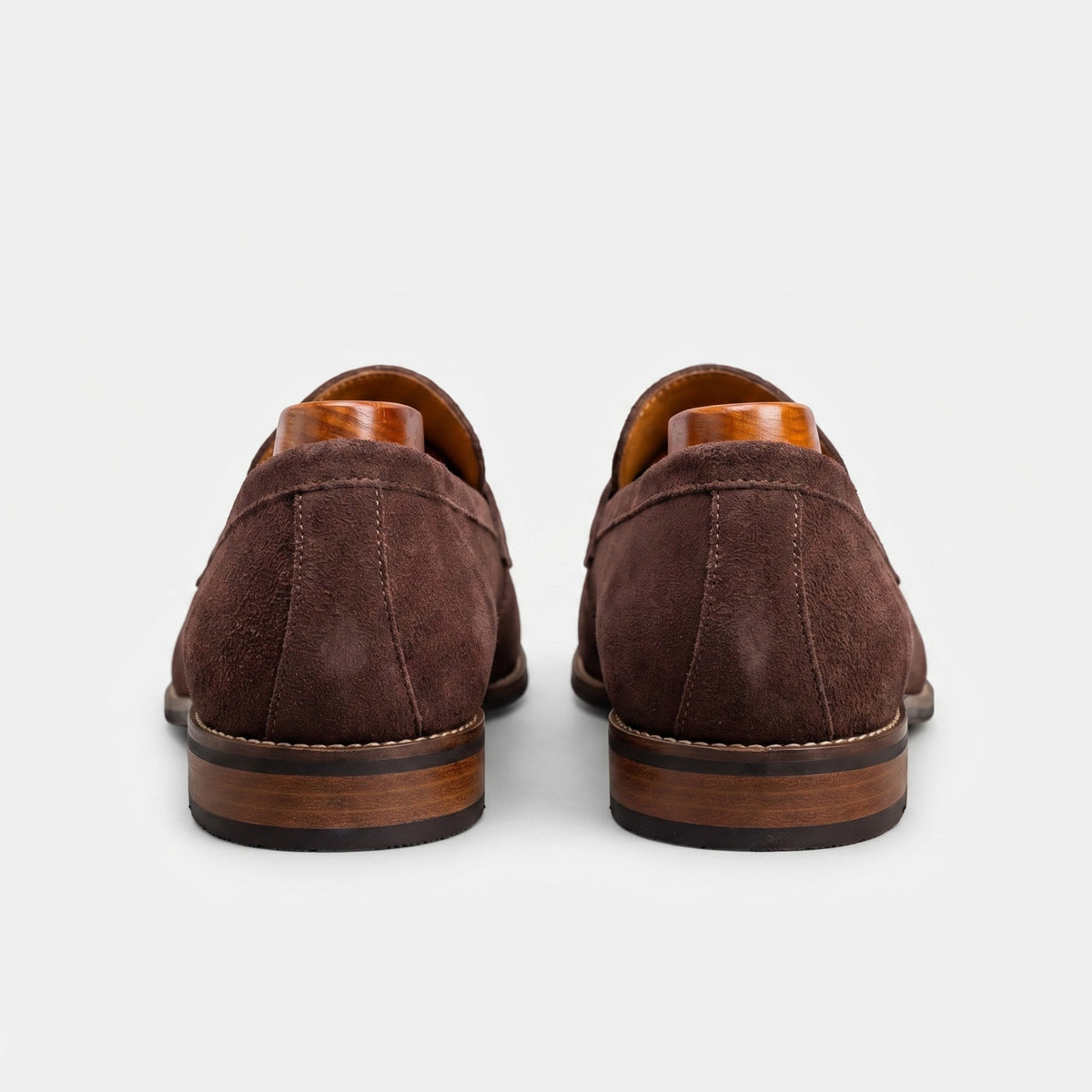 Lars | Suède loafers met antislipzool