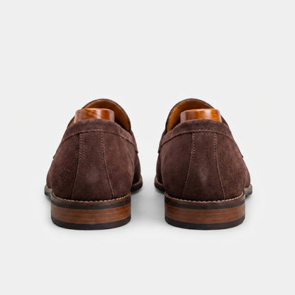 Lars | Suède loafers met antislipzool