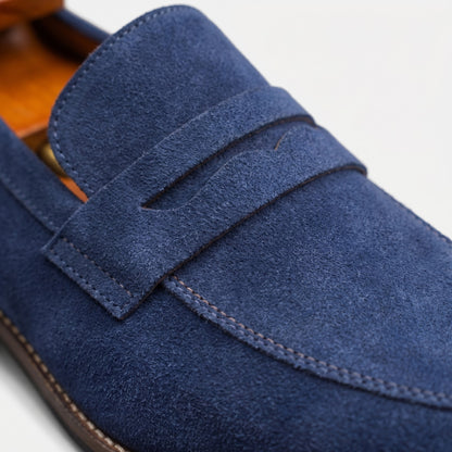 Lars | Suède loafers met antislipzool